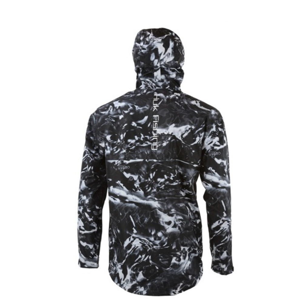 Huk Black and White Camo Raincoat (Mossy Oak Camo) - Picture 2 of 8